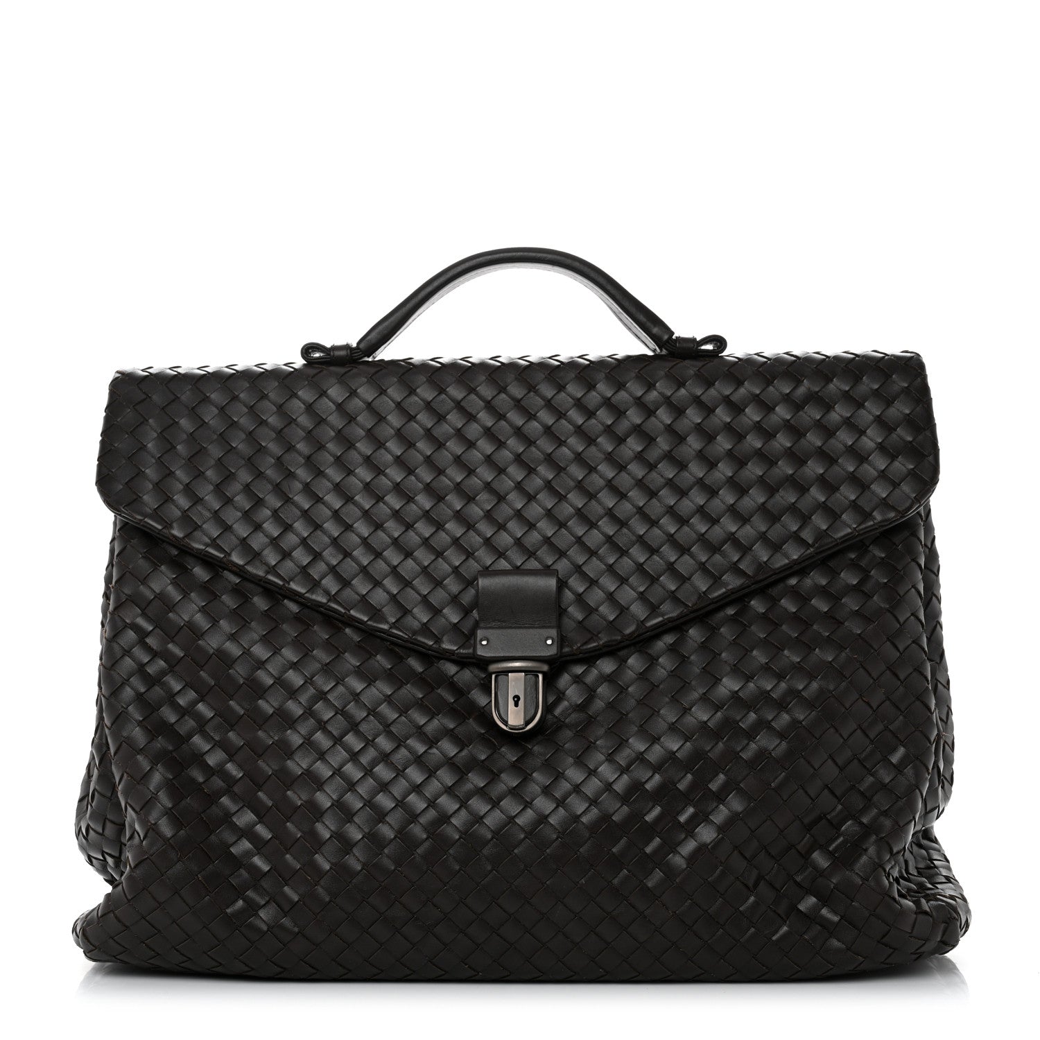 Bottega Veneta Intrecciato VN Briefcase Ebano 1 of 10