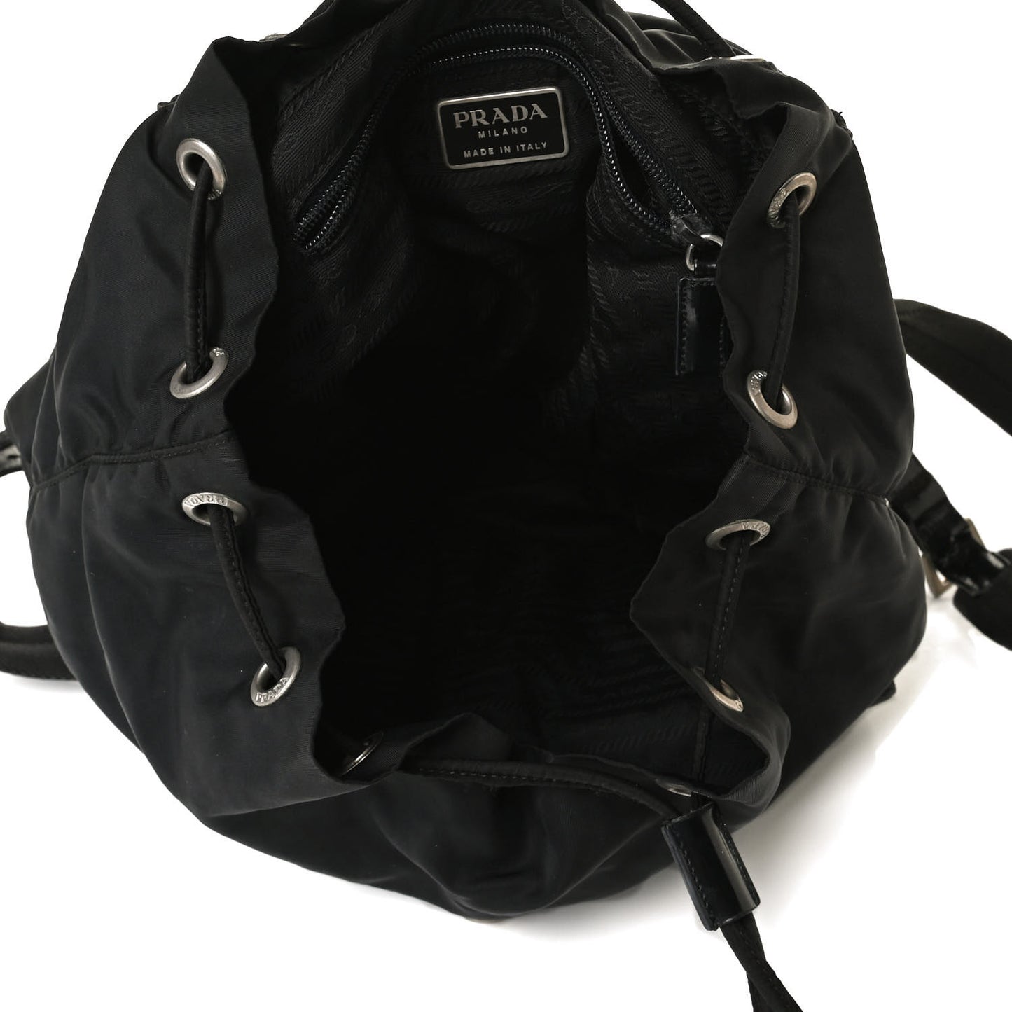 Tessuto Nylon Small Backpack Black