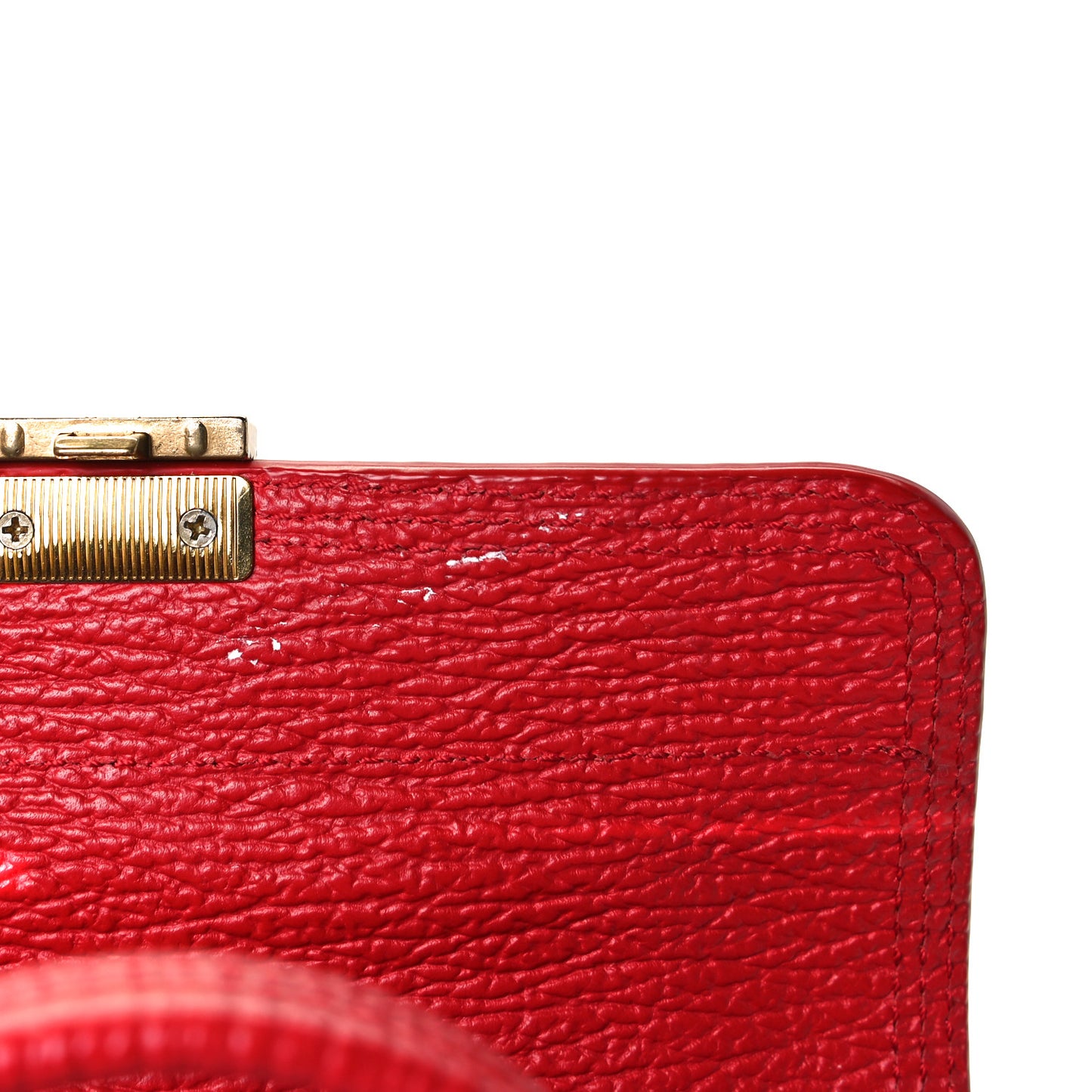 Textured Calfskin Mini Pashli Satchel Red