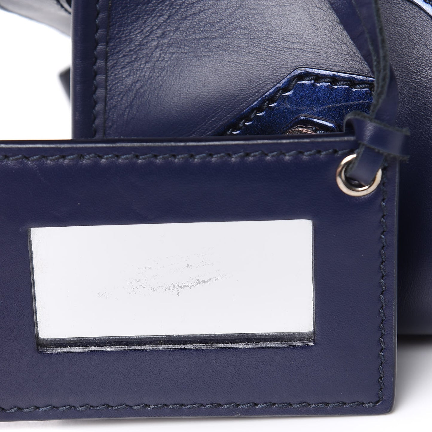 Smooth Calfskin Metallic Patent Giant 12 Silver Hardware Mini City Ultraviolet
