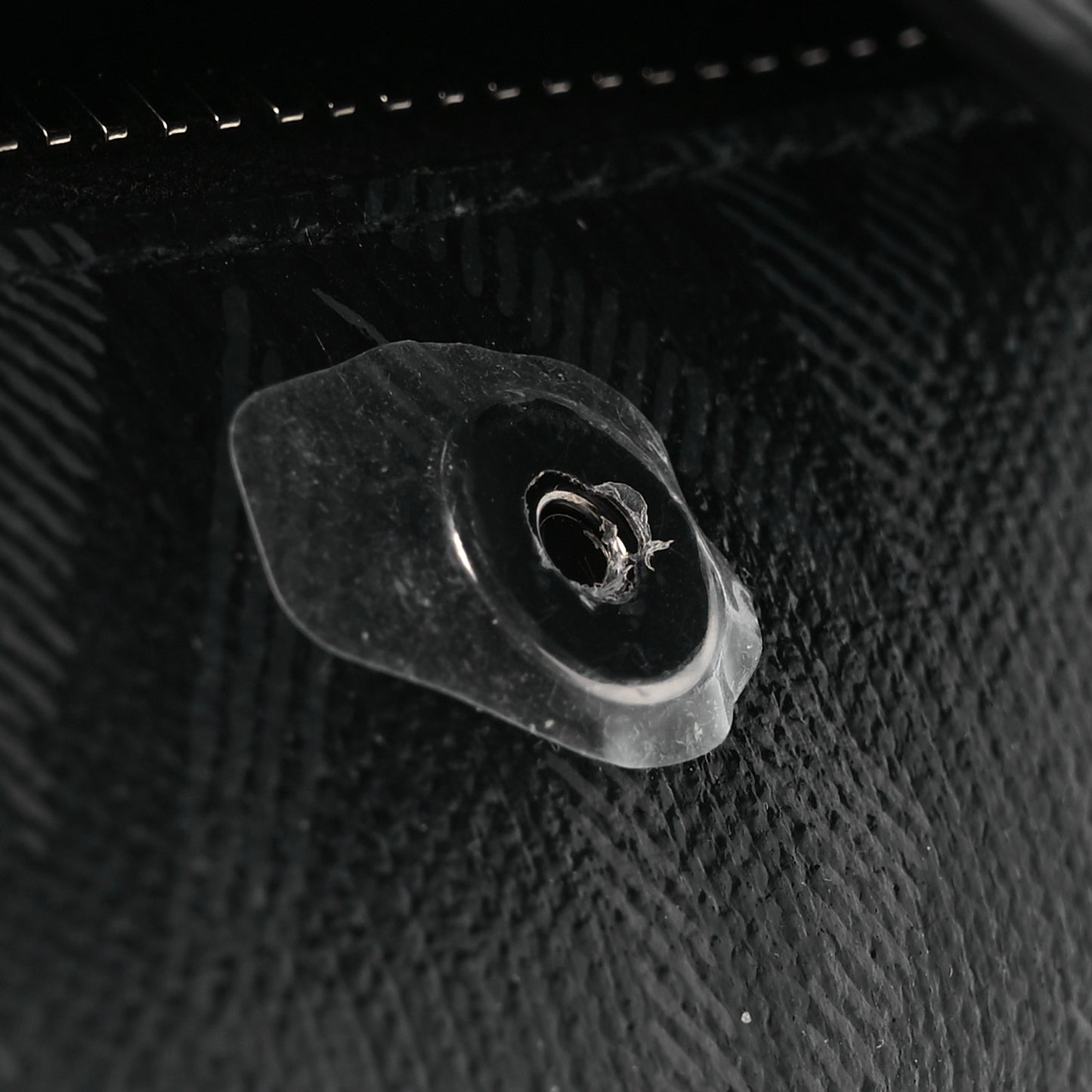 Canvas CD Diamond Lingot Toiletry Pouch Black