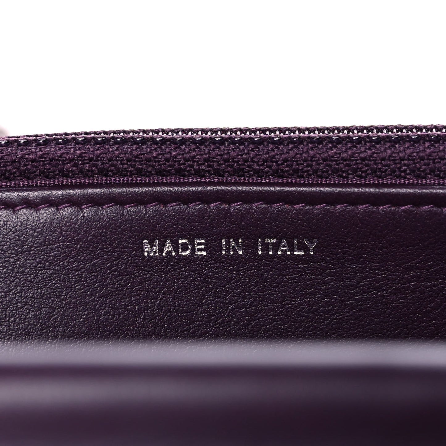 Caviar Quilted Diamond CC Wallet On Chain WOC Dark Purple