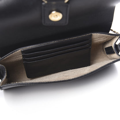 Chloe Suede Calfskin Mini Faye Shoulder Bag Black 5 of 9