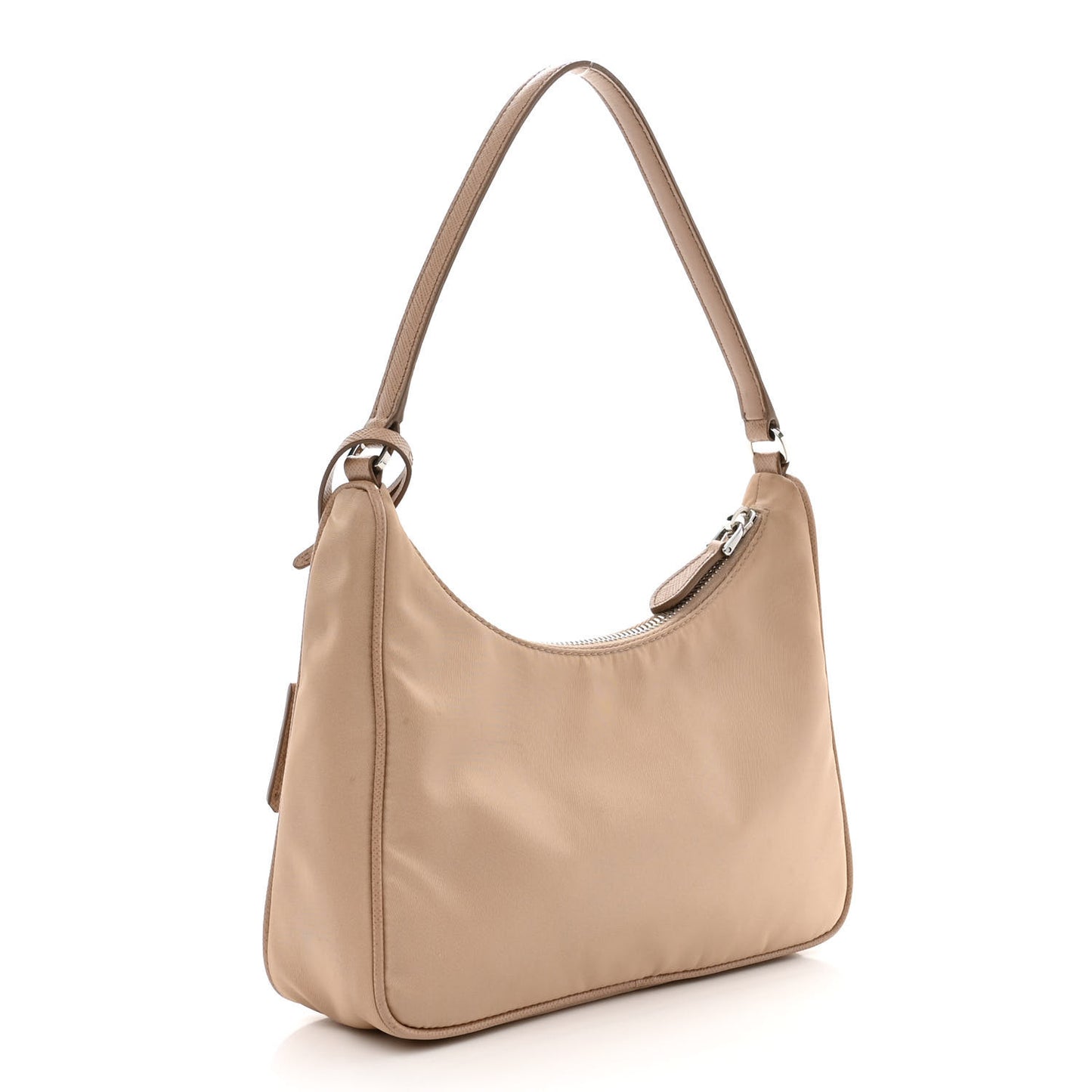 Re-Nylon Saffiano Mini Re-Edition 2005 Bag Cammeo