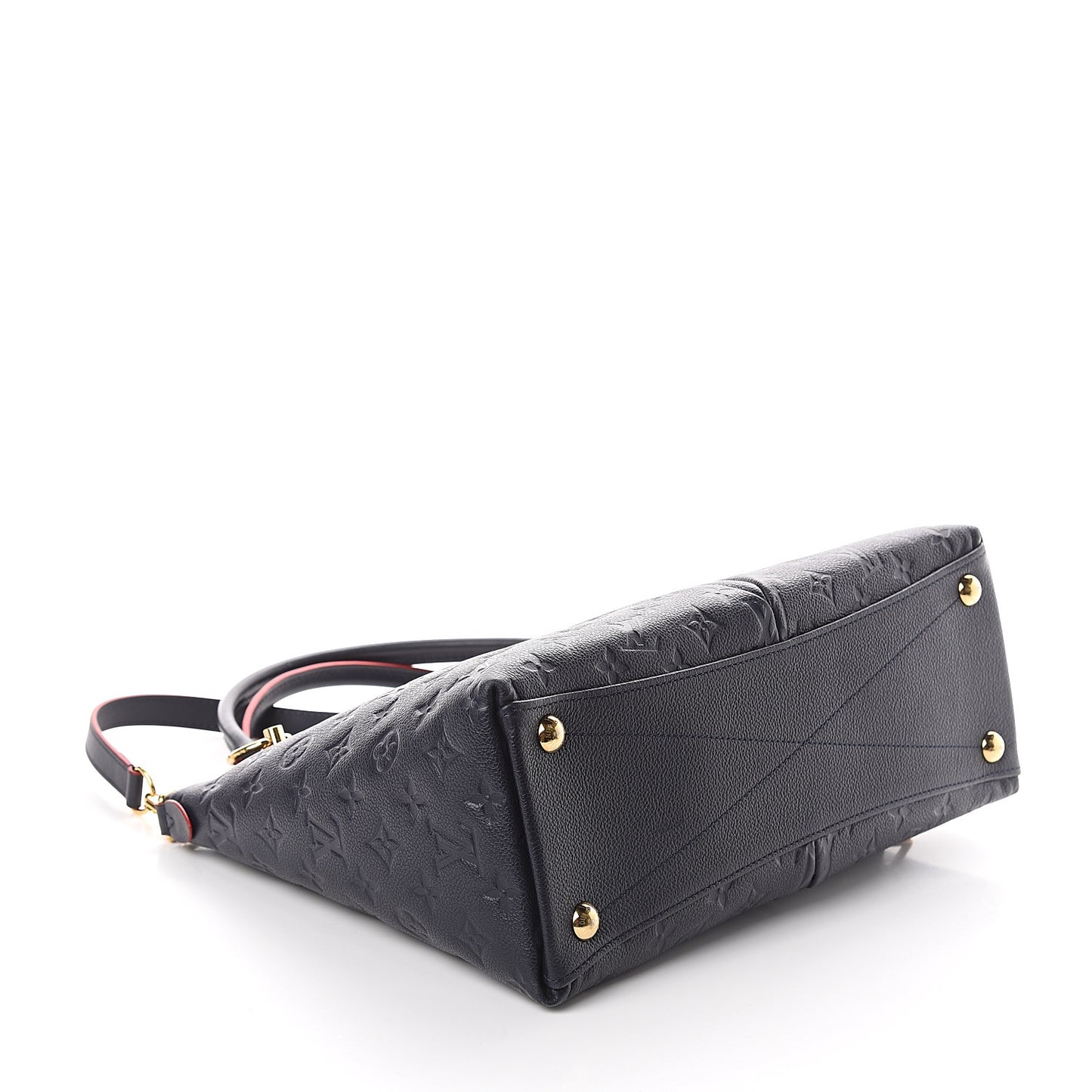 Empreinte V Tote MM Marine Rouge
