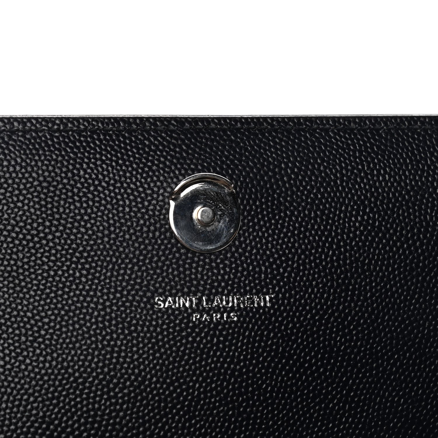 Saint Laurent Grain De Poudre Medium Classic Monogram Kate Satchel Deep Marine 8 of 15