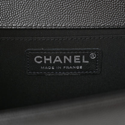 Chanel Caviar Quilted Medium Boy Flap Black 6 of 10