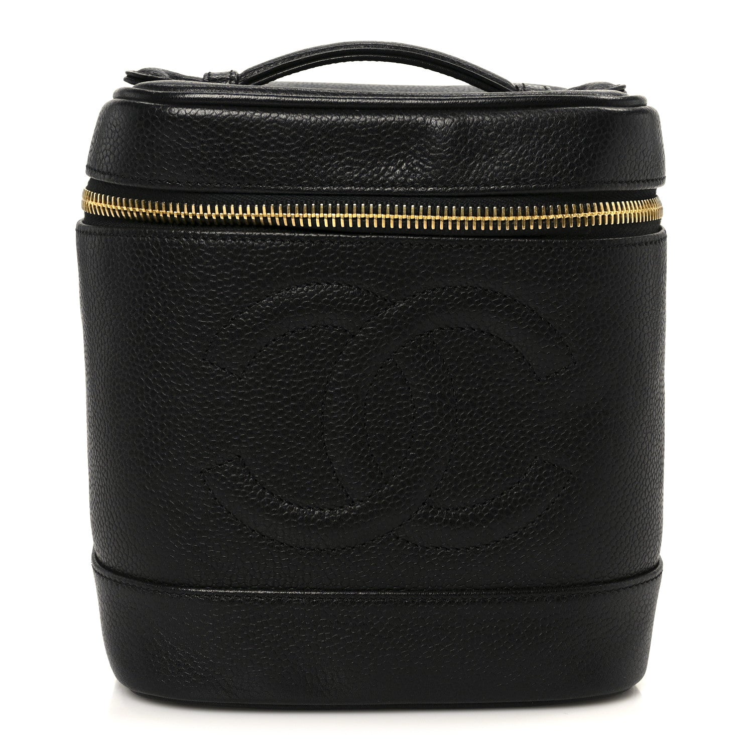 Chanel Caviar Vanity Cosmetic Case Black 1 of 11