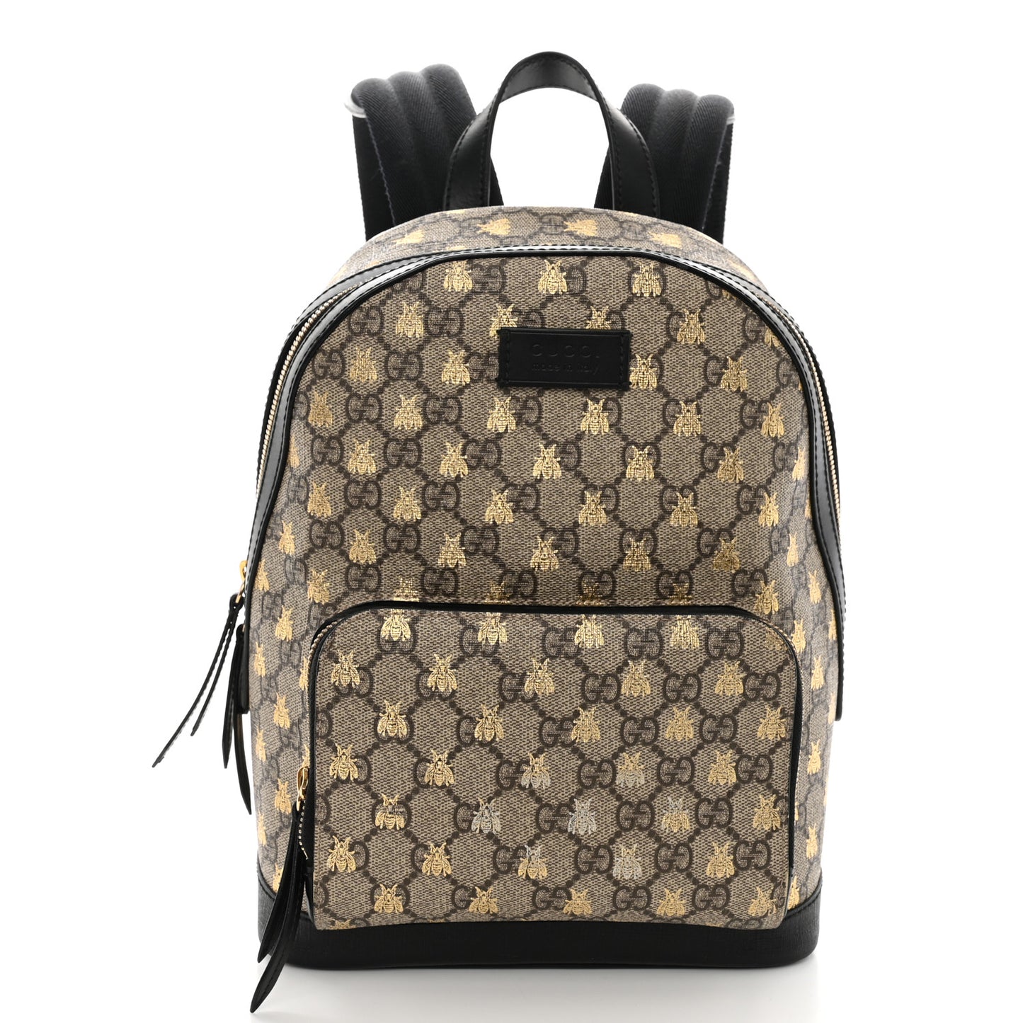 GG Supreme Monogram Small Bees Print Backpack