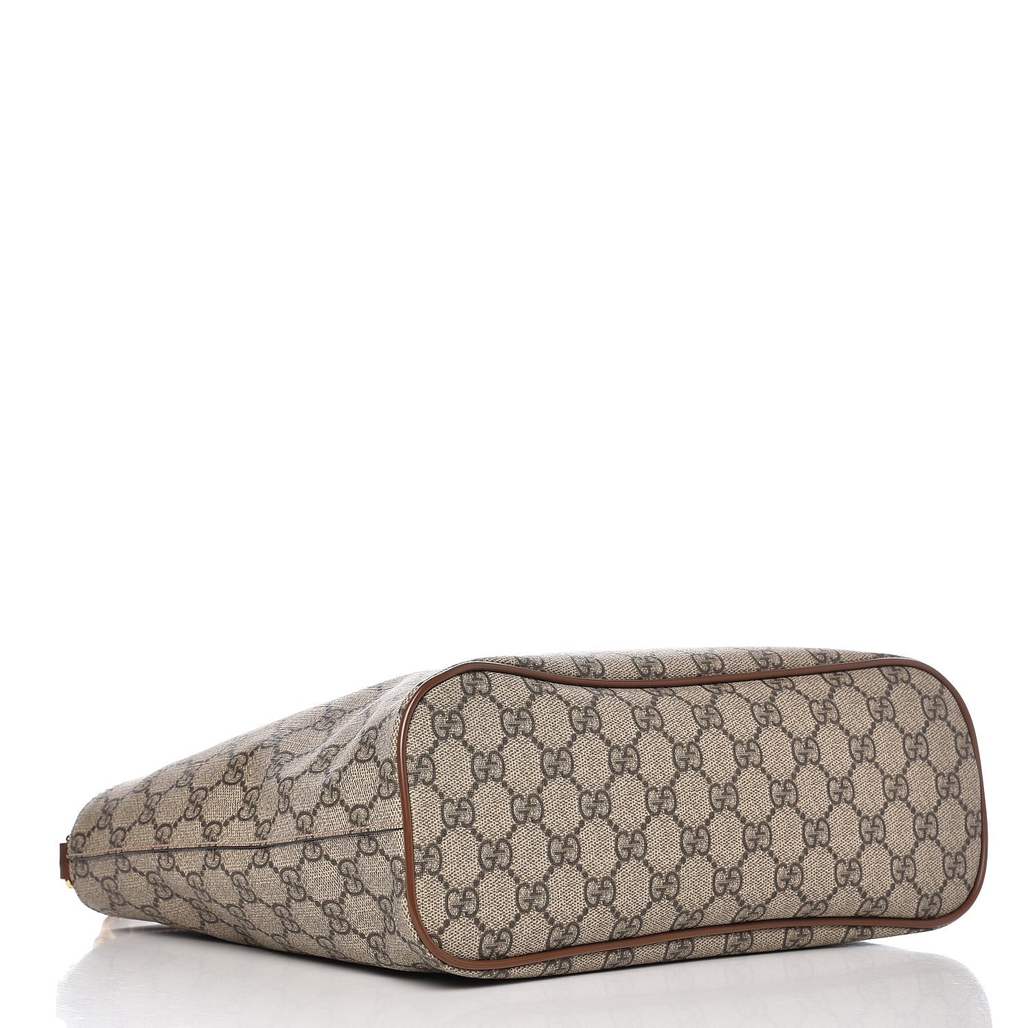 Gucci Soft GG Supreme Monogram Small Crossbody Tote Beige Cuir 4 of 7