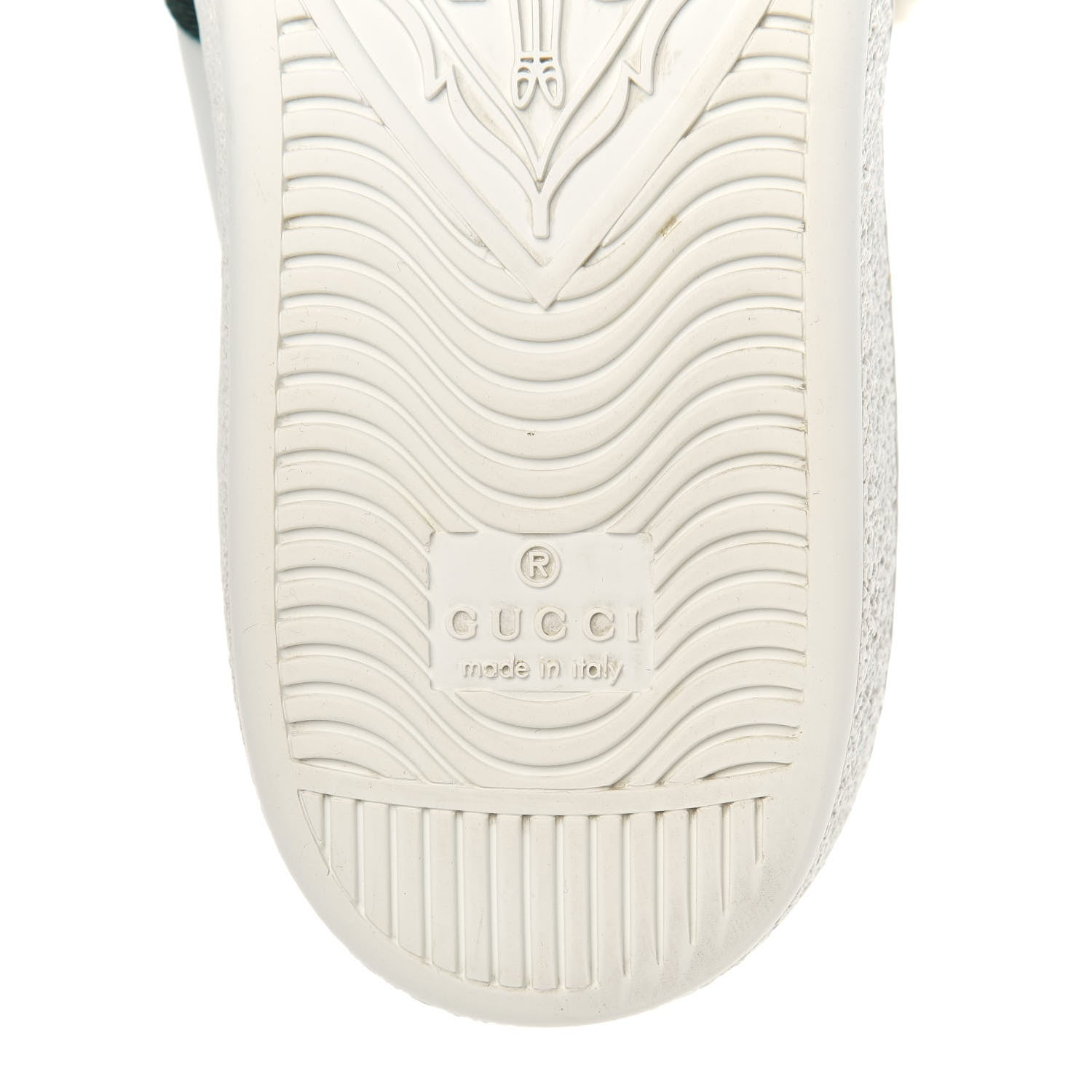 Gucci Calfskin Web Studded Low Pin Womens New Ace Sneakers 38 White 7 of 11