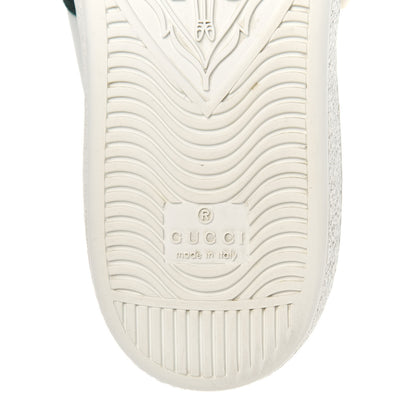 Gucci Calfskin Web Studded Low Pin Womens New Ace Sneakers 38 White 7 of 11