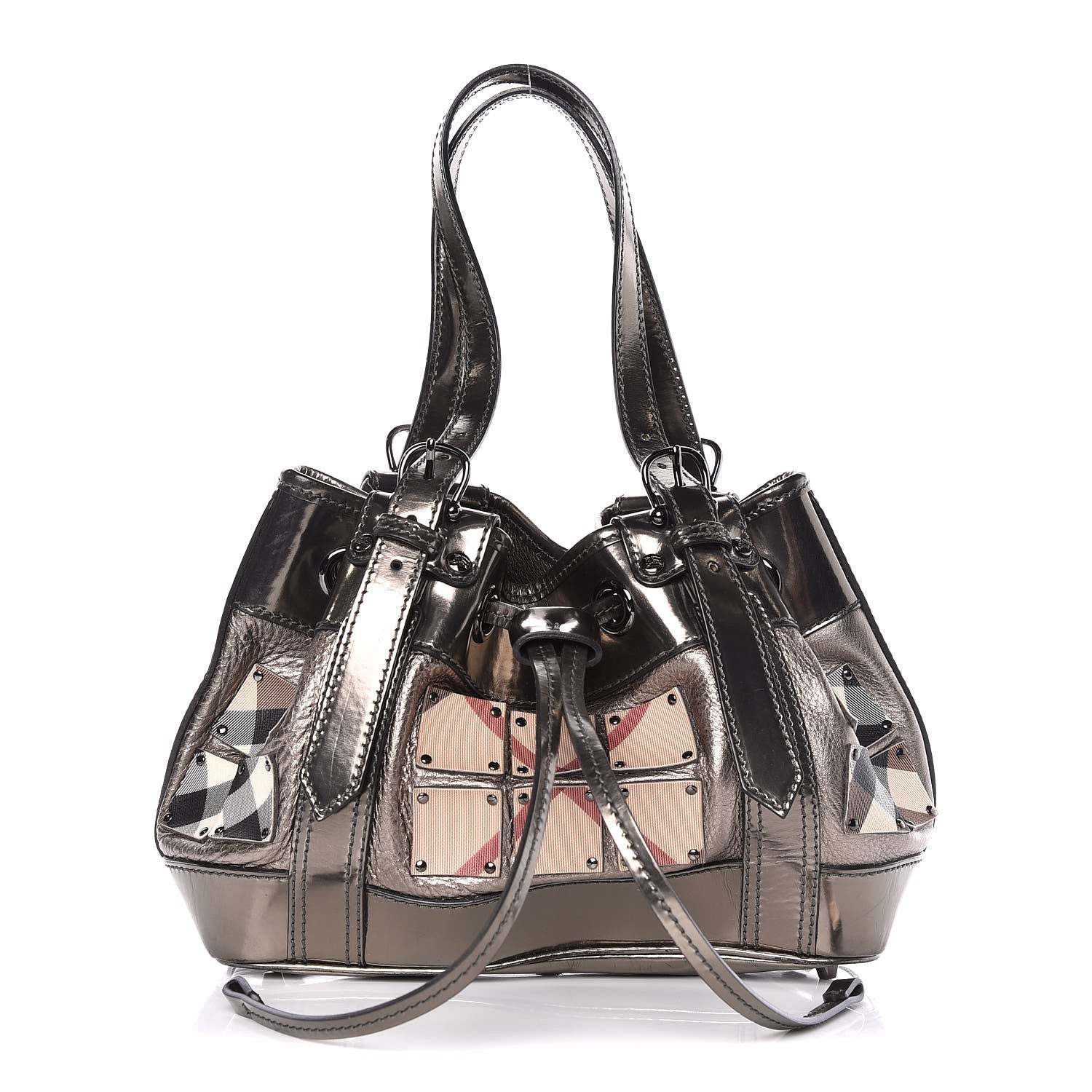 Burberry Prorsum Super Nova Warrior Studded Hobo Metallic 1 of 19