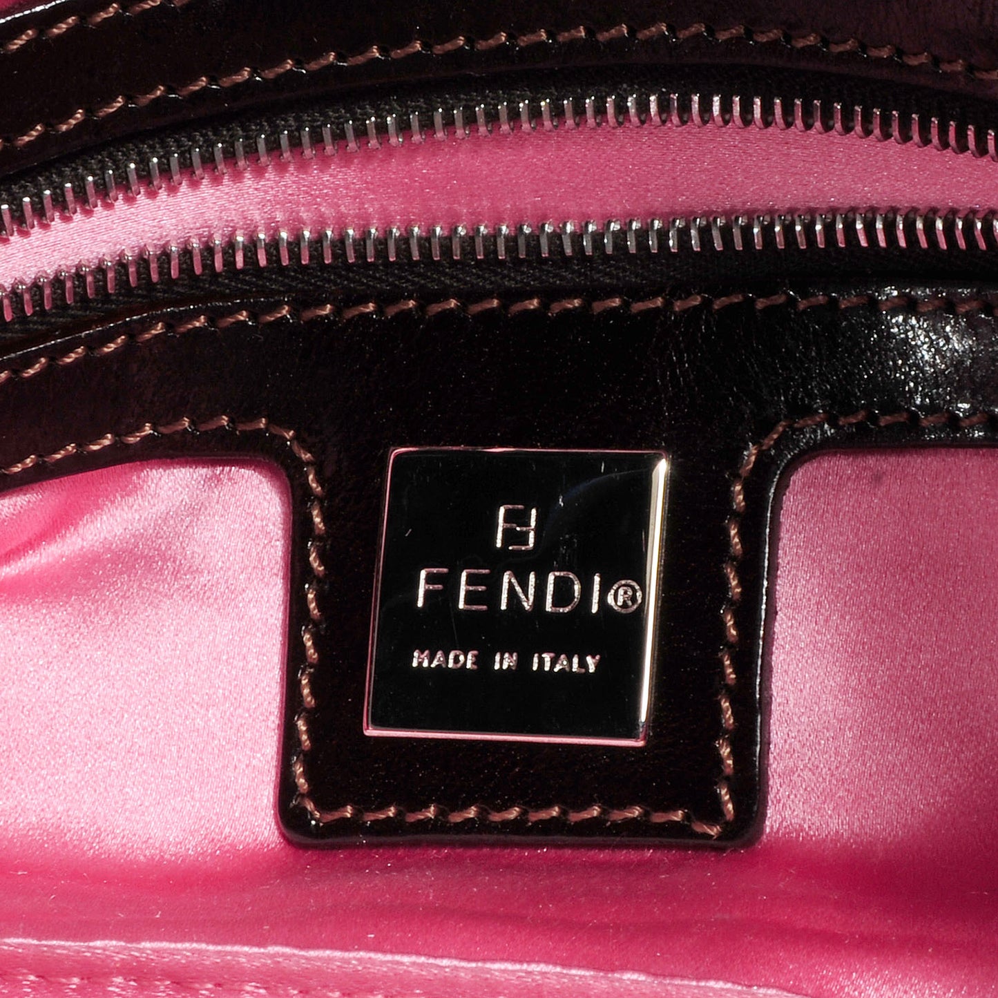 Satin Mother of Pearl Baguette Pink