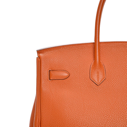 Hermes Togo Birkin 35 Orange 14 of 34
