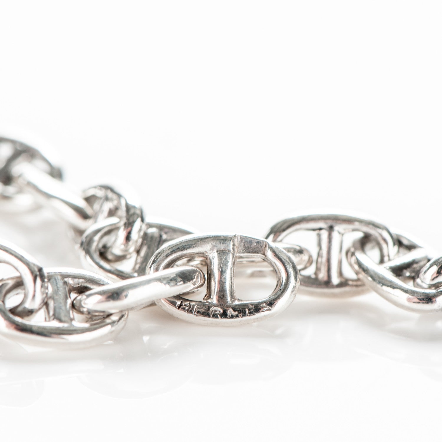 Hermes Sterling Silver Chaine d'Ancre Bracelet 4 of 4