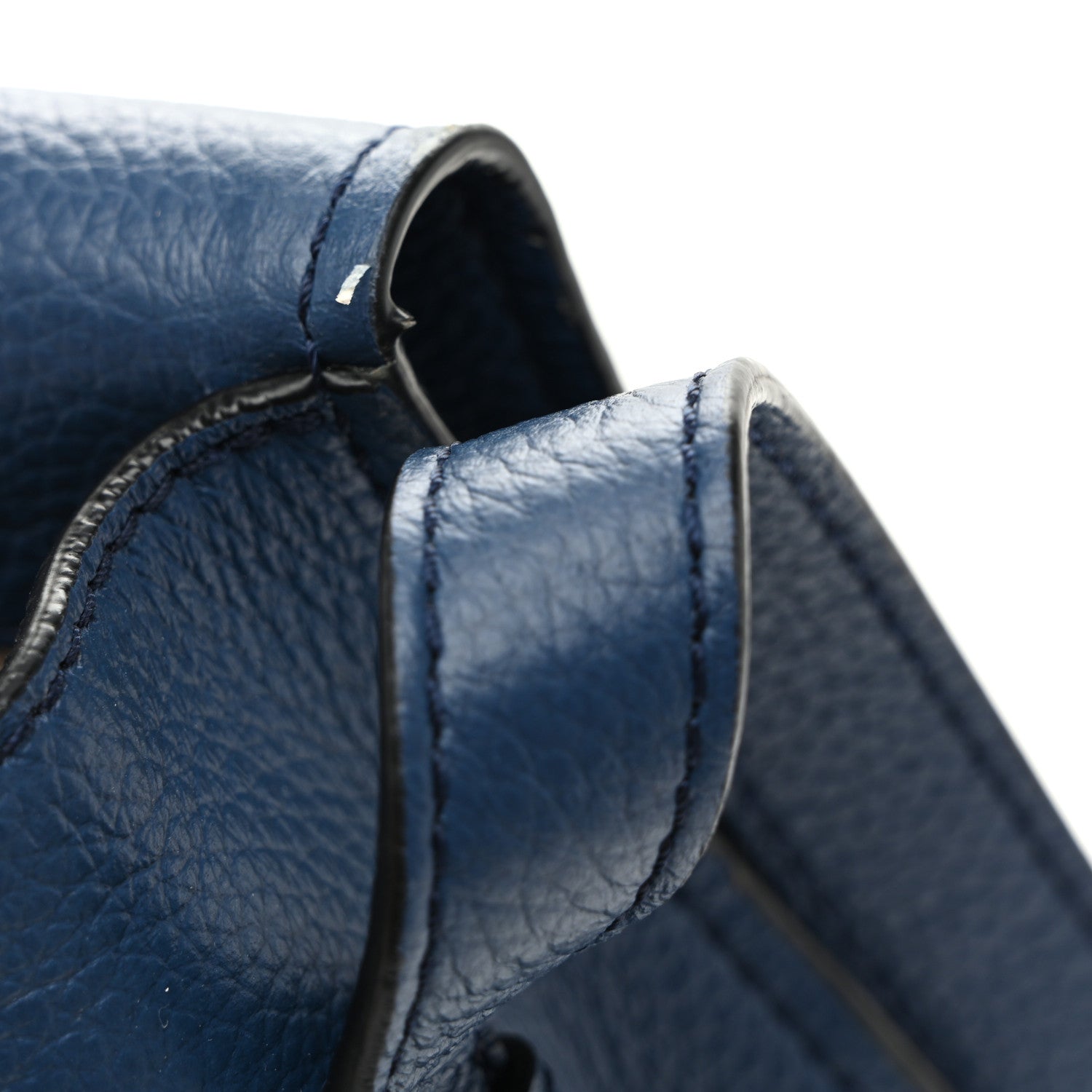 Chloe Grained Calfskin Medium Marcie Saddle Bag Deep Denim 12 of 12