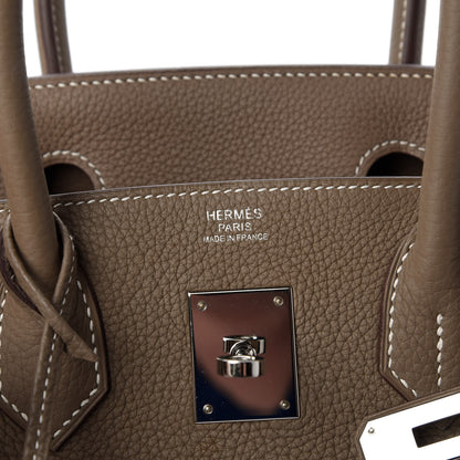 Hermes Togo Birkin 30 Etoupe 8 of 11