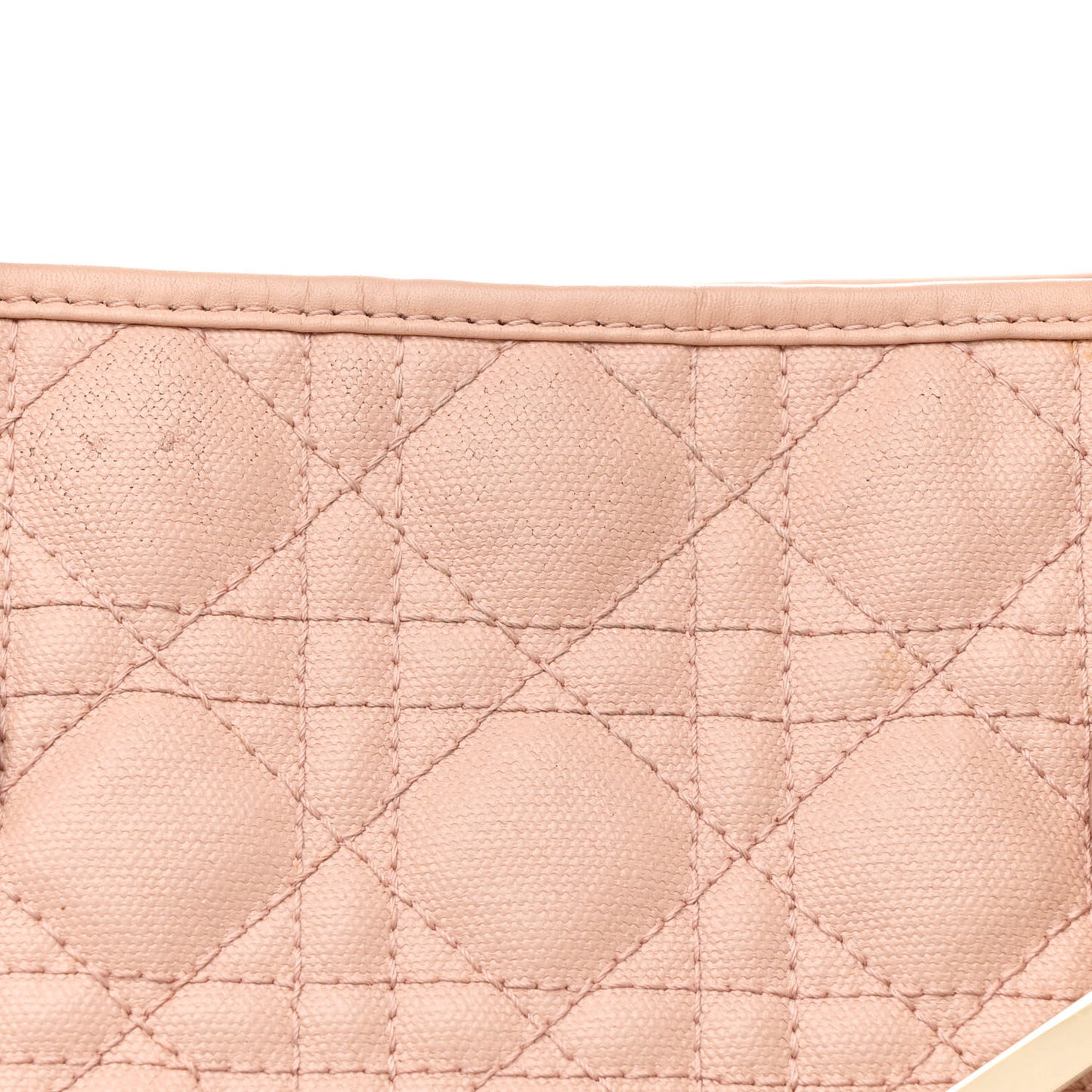 Coated Canvas Cannage Medium Panarea Tote Rosato