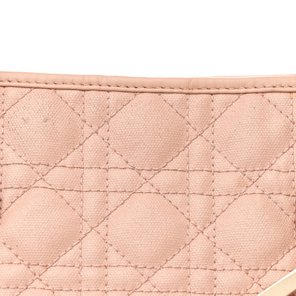 Christian Dior Coated Canvas Cannage Medium Panarea Tote Rosato 8 of 10