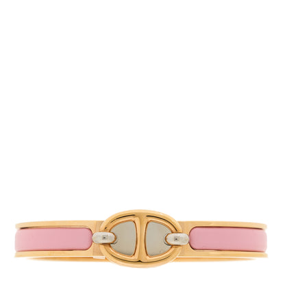 Hermes Enamel Mini Clic Chaine d'Ancre Bracelet PM Rose Candeur 1 of 5