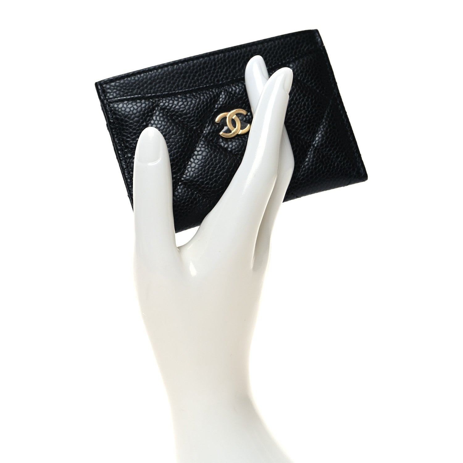Chanel Caviar Quilted Card Holder Black 2 of 10