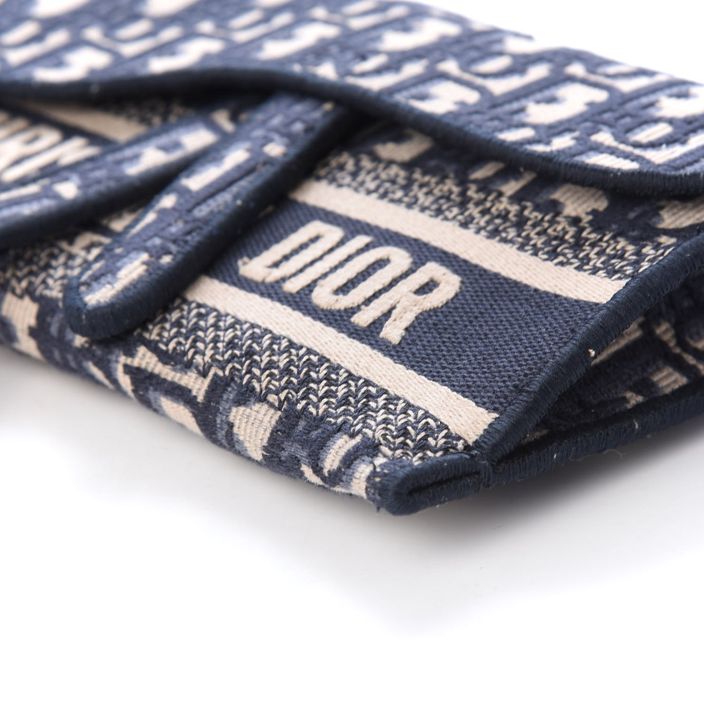 Oblique Slim Saddle Pouch Blue