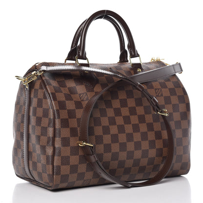 Louis Vuitton Damier Ebene Speedy Bandouliere 30 3 of 10