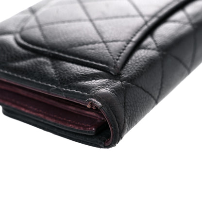 Chanel Caviar Quilted Large Flap Wallet Black 12 of 36