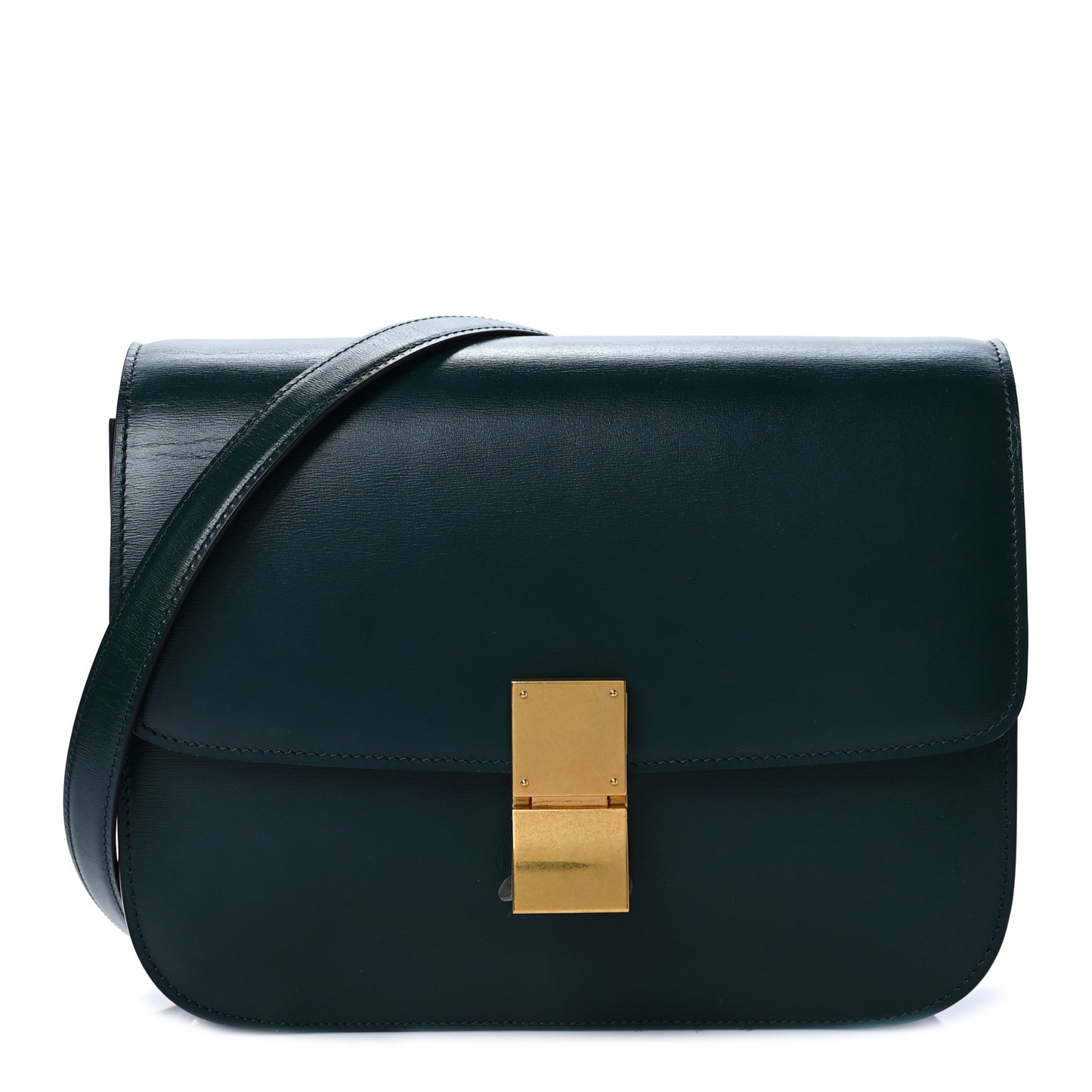 Box Calfskin Medium Classic Box Flap Bag Amazone