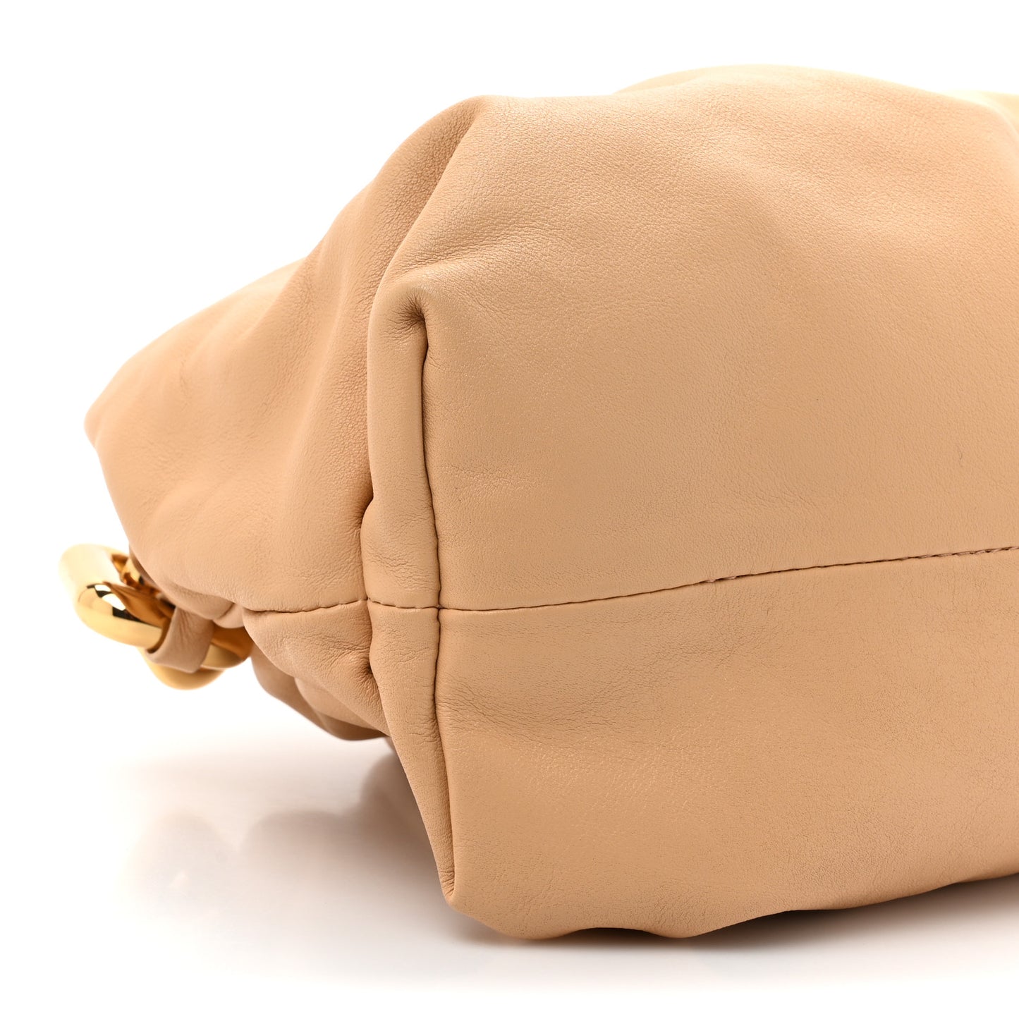 Calfskin The Pouch Chain Almond