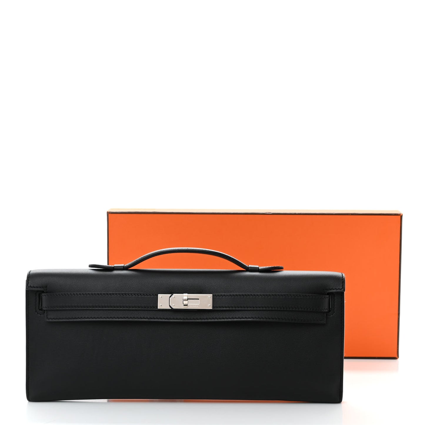 Swift Kelly Cut Clutch Pochette Black
