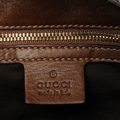Gucci Calfskin Large Horsebit Chain Hobo Brown 6 of 8