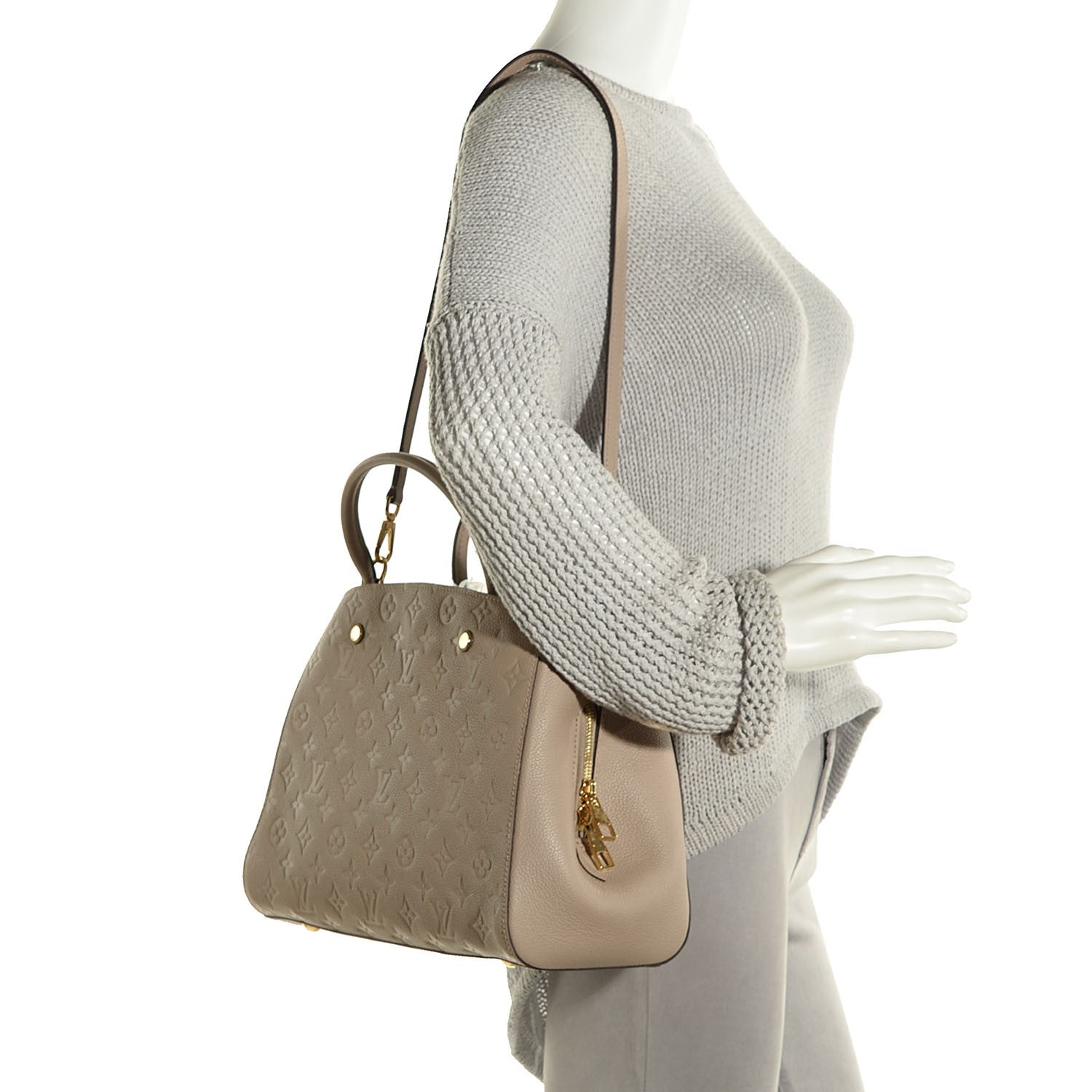Louis Vuitton Empreinte Montaigne MM Galet 2 of 7