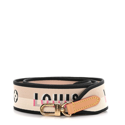 Louis Vuitton Jacquard Speedy Bandouliere 20 Shoulder Strap Black 1 of 3