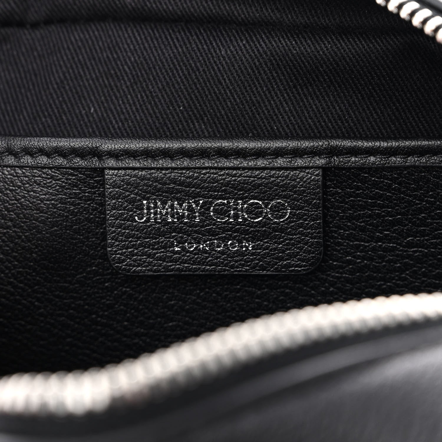 Jimmy Choo Calfskin Logo Camera Bag Black 7 of 11