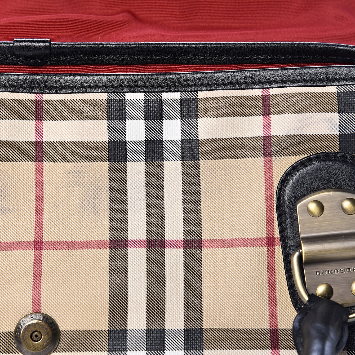 Burberry House Check Satchel Black 11 of 17
