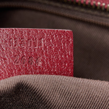 Gucci Monogram Shoulder Bag Red 7 of 10