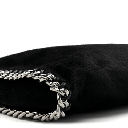 Stella McCartney Faux Pony Hair Falabella Tote Black 9 of 9
