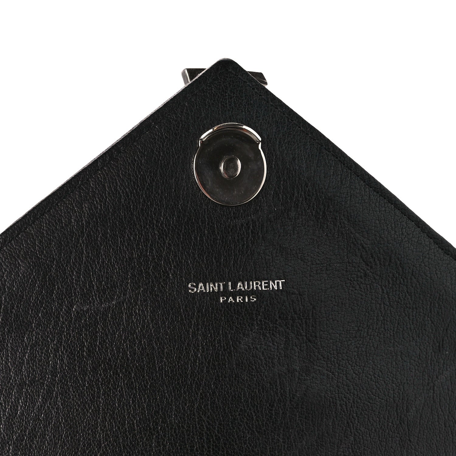 Saint Laurent Sheepskin Tri-Quilt Monogram Medium College Bag Black Black 7 of 12