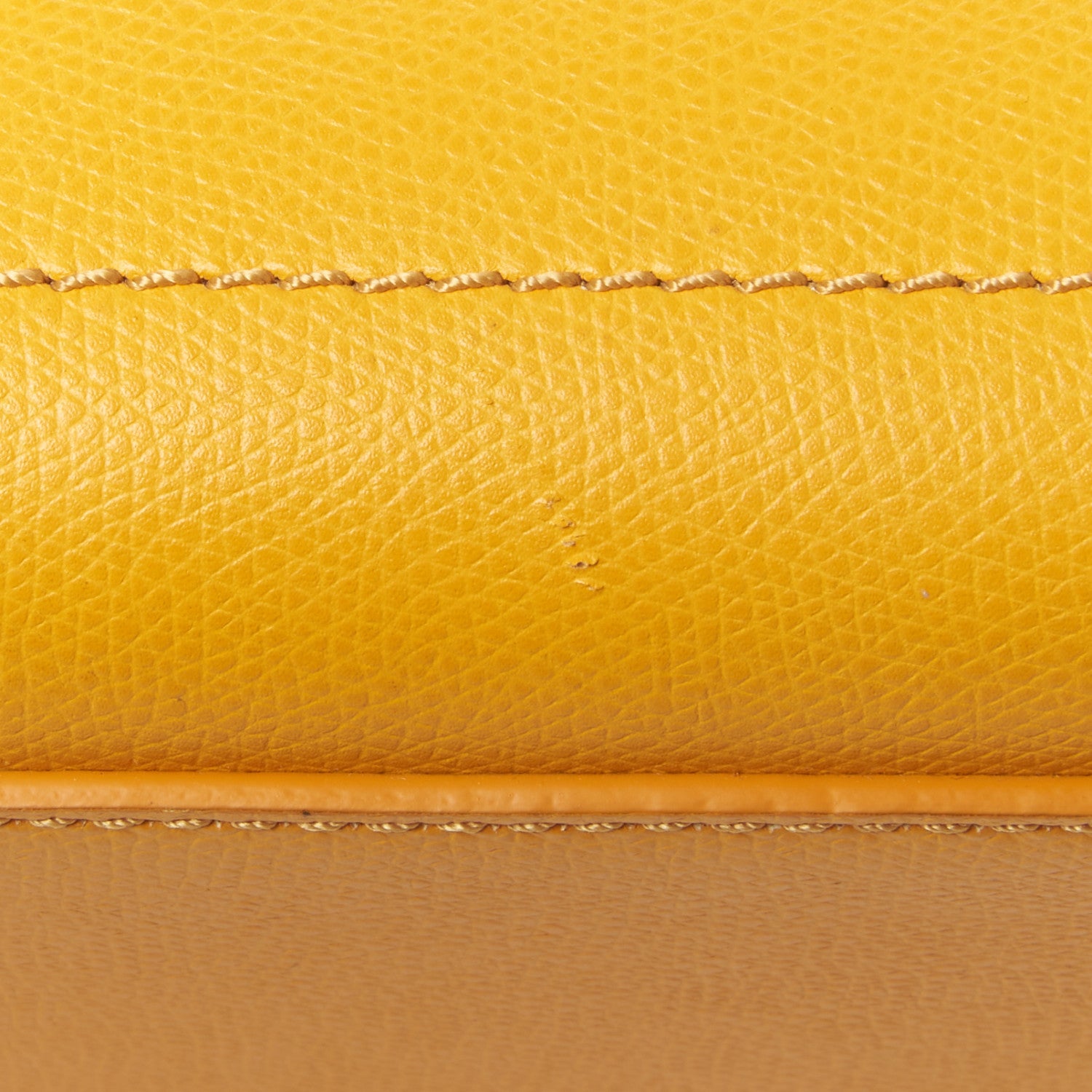 Celine Grained Calfskin Medium Phantom Luggage Yellow 11 of 12