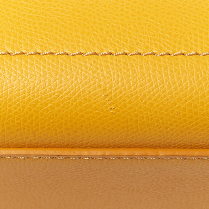 Celine Grained Calfskin Medium Phantom Luggage Yellow 11 of 12