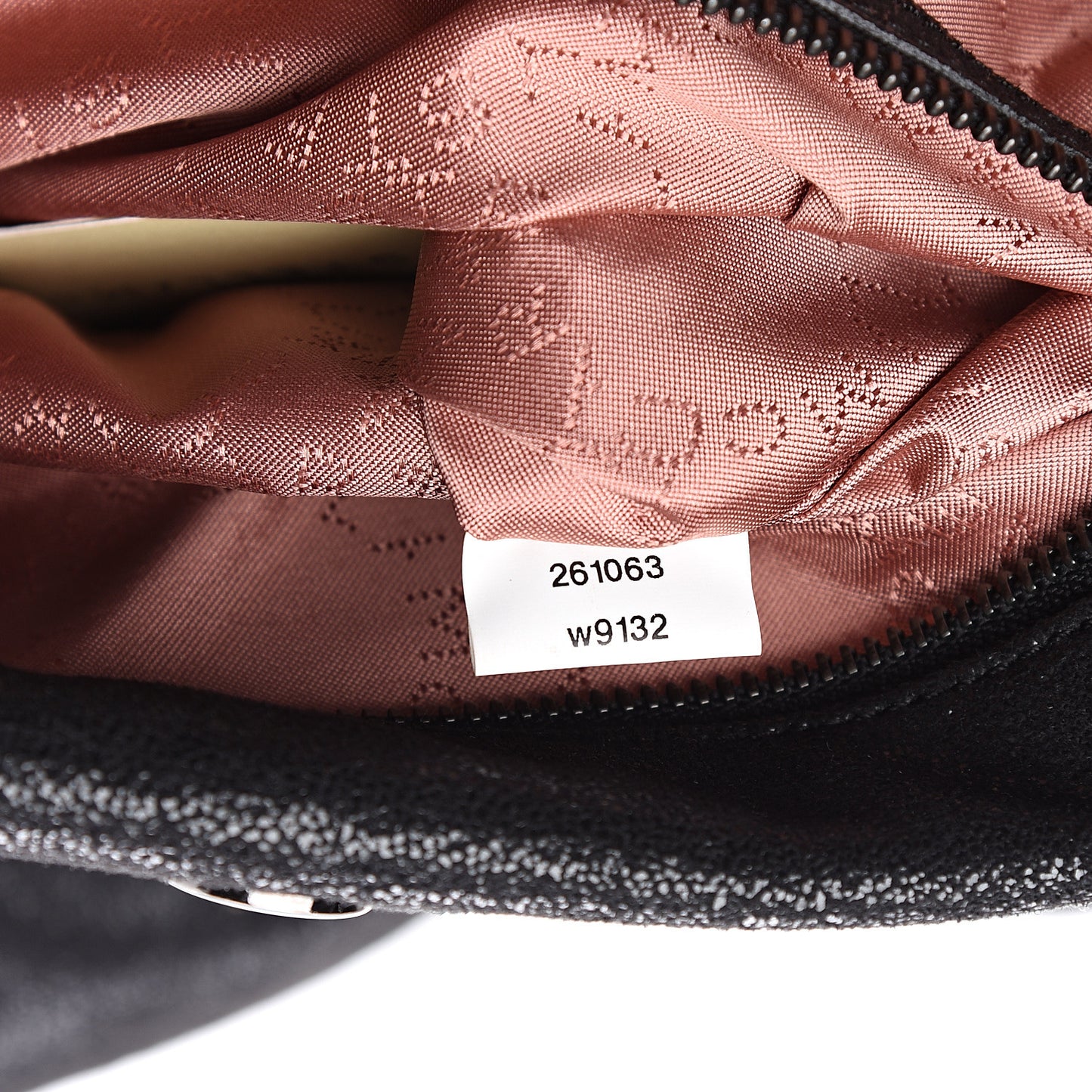 Shaggy Deer Small Falabella Tote Black