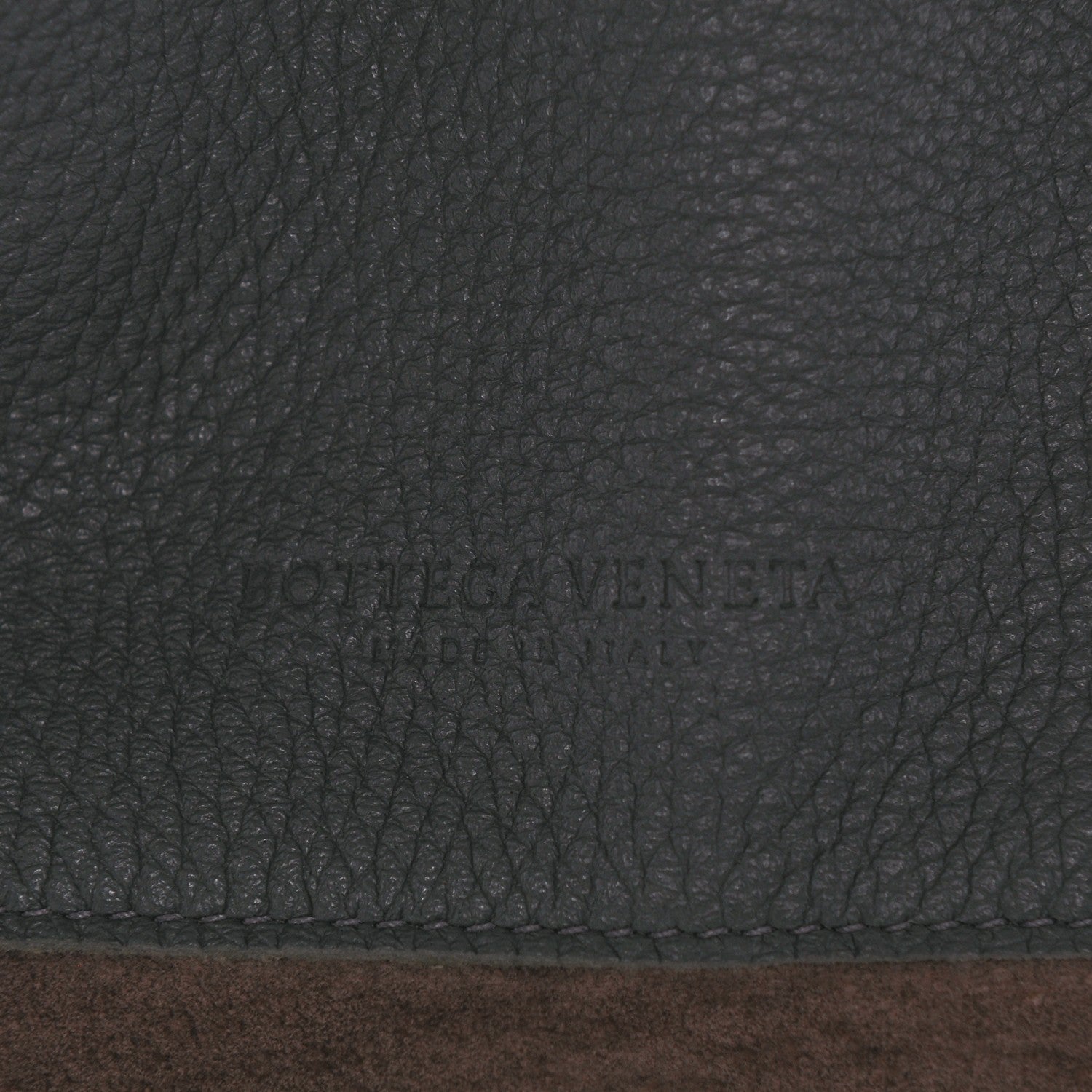 Bottega Veneta Washed Cervo Deerskin Shoulder Bag New Light Grey 6 of 6