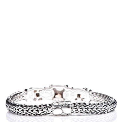 John Hardy Sterling Silver Smoky Quartz Batu Kali Bracelet 3 of 5