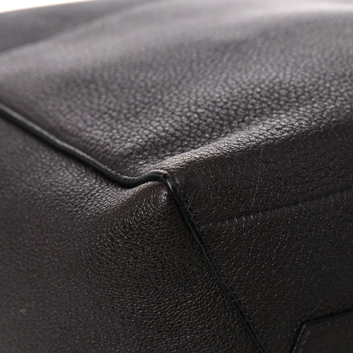 Goatskin Sangle Bucket Bag Dark Taupe