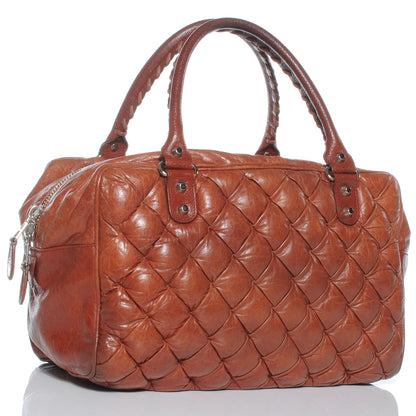 Balenciaga Chevre Quilted Matelasse MM Sienna 3 of 7