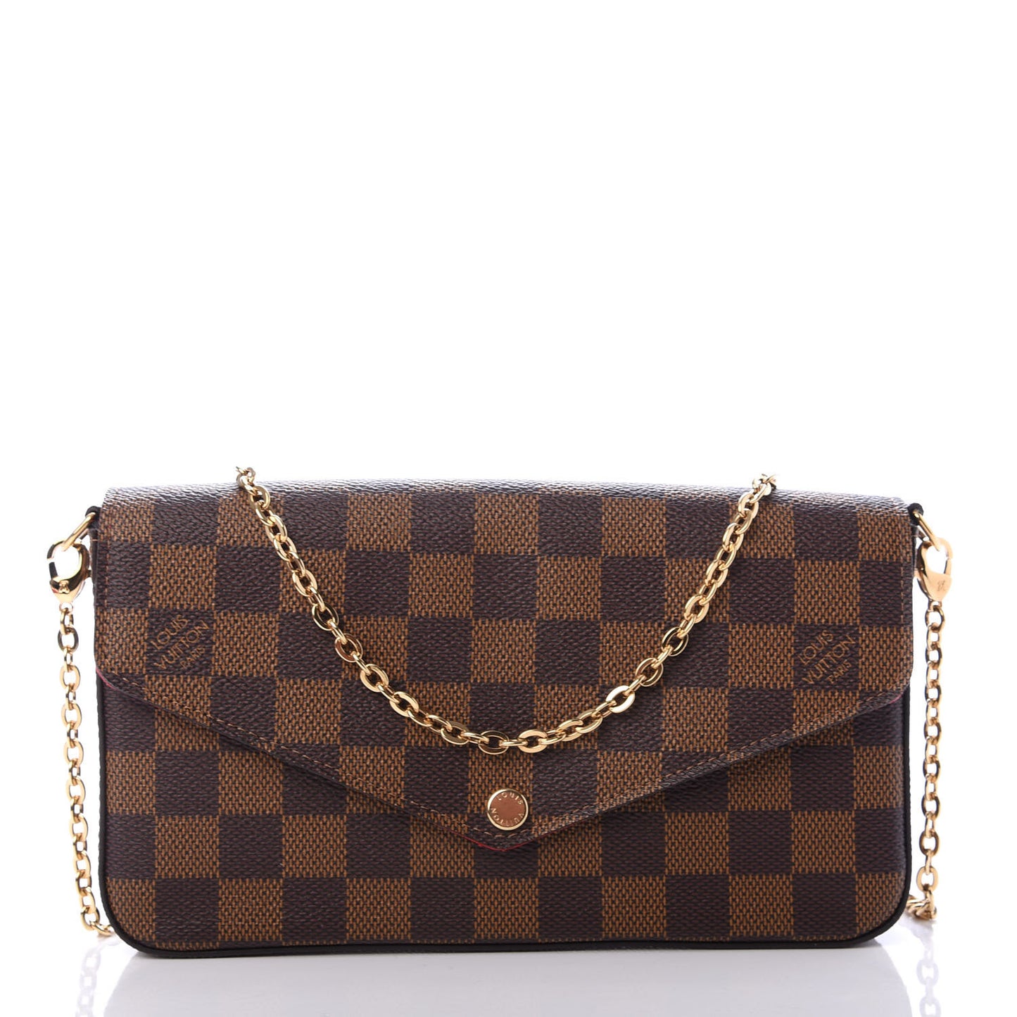 Damier Ebene Pochette Felicie Chain Wallet
