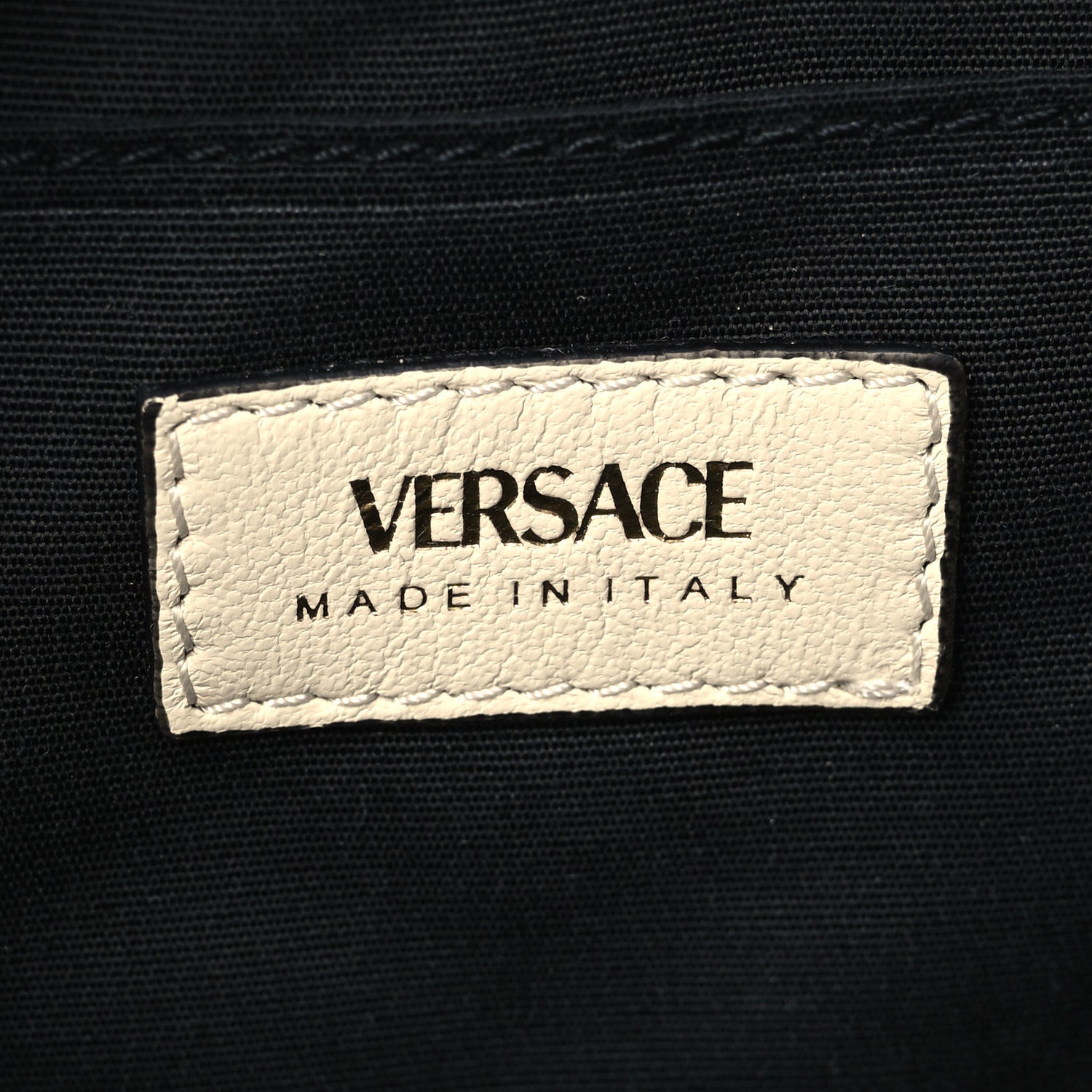 Versace Nappa Quilted La Medusa Round Camera Bag White 5 of 5