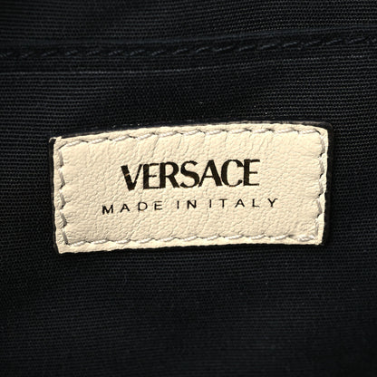 Versace Nappa Quilted La Medusa Round Camera Bag White 5 of 5